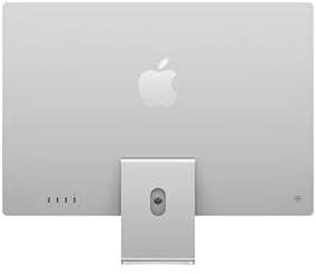 Apple 2021 iMac with Apple M1 Chip with 8‐core CPU, 24-inch, 16GB RAM, 256GB SSD Storage - Silver (Renewed)