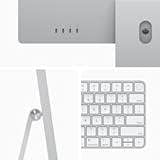 Apple 2021 iMac with Apple M1 Chip with 8‐core CPU, 24-inch, 16GB RAM, 256GB SSD Storage - Silver (Renewed)