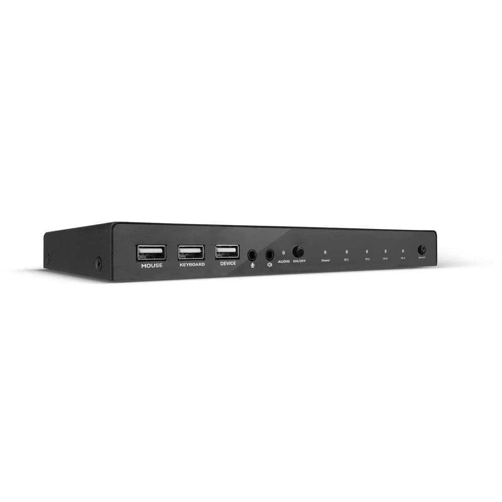 4 Port HDMI 18G, USB 2.0 & Audio KVM Switch