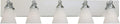 Designers Fountain Hudson 5-Light Bathroom Vanity Light Fixture, Chrome, 6495-CH Silver