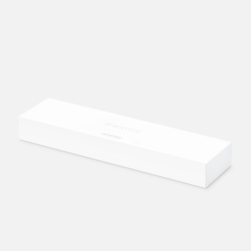 Apple Watch Series 6 (GPS + Cellular, 44mm) - Titanium Case with White Sport Band (Renewed)