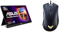 Bundle of ASUS ZenScreen 15.6' Full HD 1080P Portable Monitor (MB16ACV) IPS, Eye Care, USB-C Power Delivery + ASUS TUF Gaming M3 Gen II Gaming Mouse, Wired, 59g Lightweight, IP56 Dust&Water Resistance
