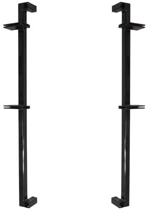 MadJax MJFX EZGO TXT Golf Cart Armor Nerf Bar Drop Down Side Step and Mounting Kit | Black Matte Texture | Compatible with 1994.5-Up Models