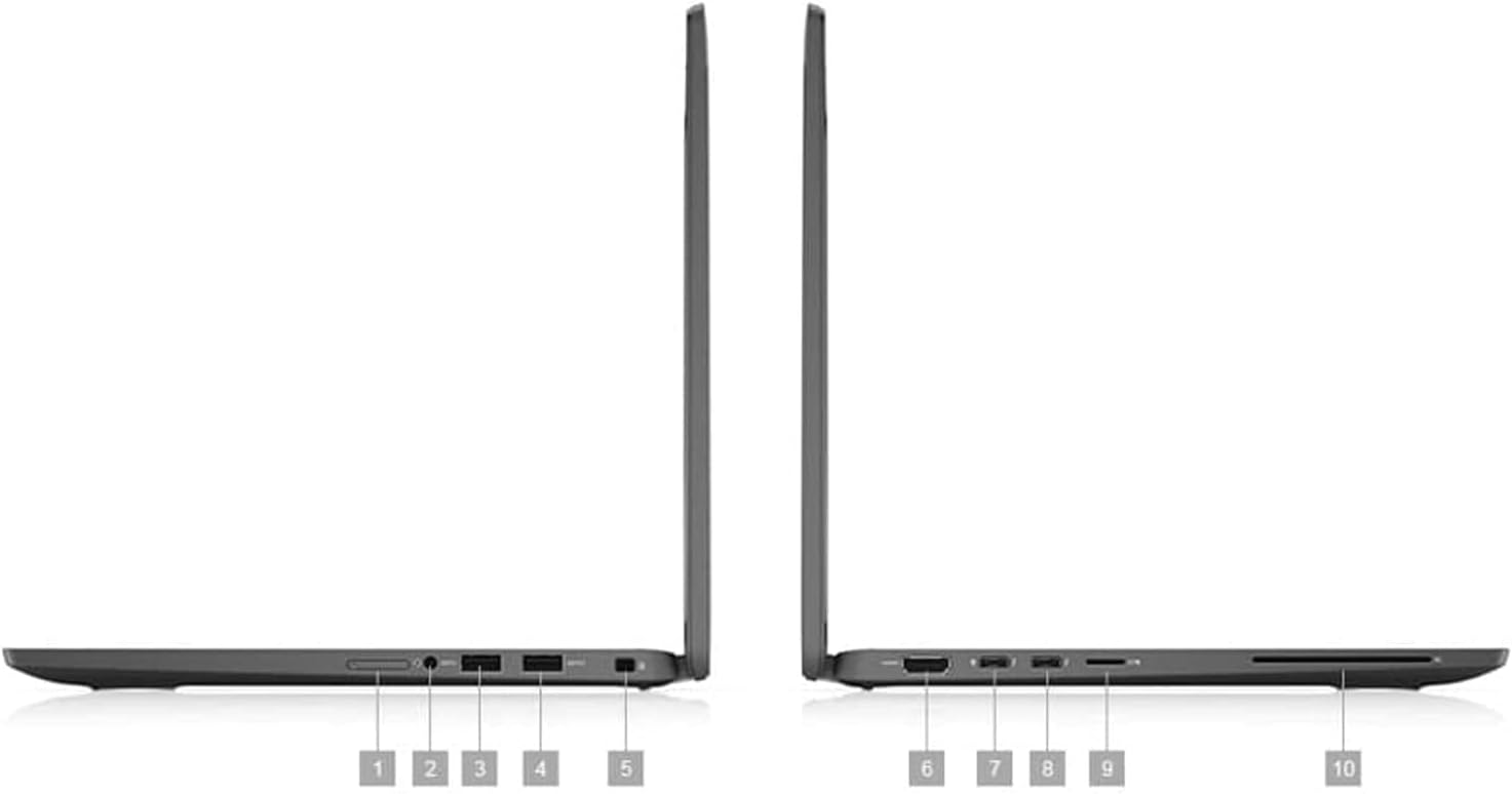 Dell Latitude 7000 7410 Laptop (2020) | 14' FHD | Core i7 - 512GB SSD - 16GB RAM | 4 Cores @ 4.9 GHz - 10th Gen CPU Win 11 Pro (Renewed)