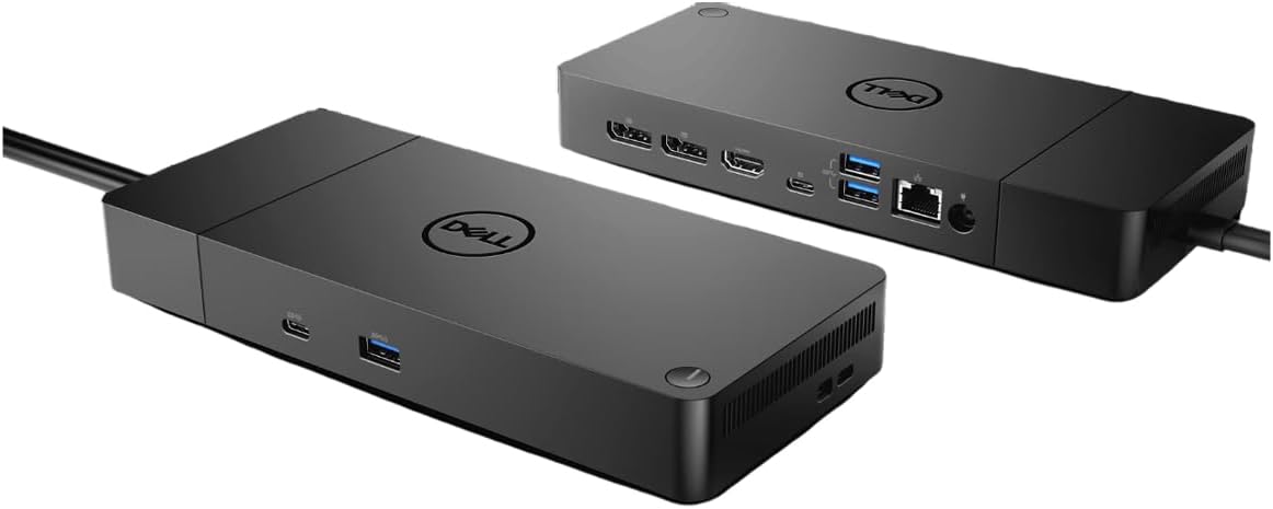 Dell WD19S USB-C Workstation Dock 130W 4K Support, HDMI, DisplayPort, USB Hub and Ethernet Bundled with Desk Mount Dual Monitor Stand, MK650 Wireless Keyboard & Mouse, Gel Mouse & Wrist Pad