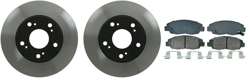 Front Brake Pads and Rotors - Automotive Replacement Brake Kits for Honda Civic 1.8L 2006-2011