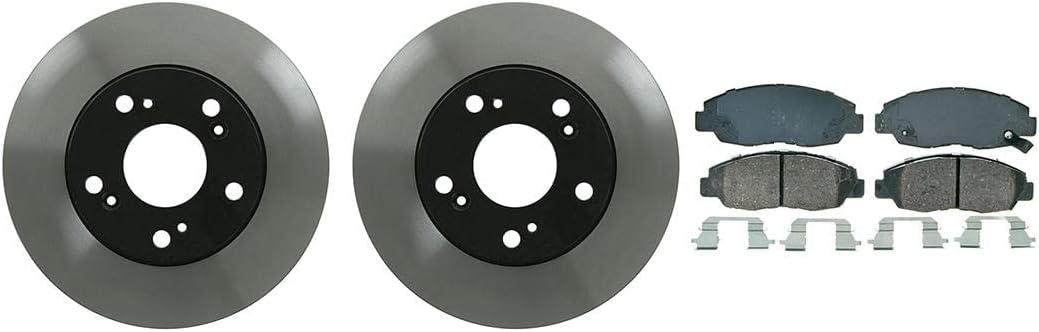 Front Brake Pads and Rotors - Automotive Replacement Brake Kits for Honda Civic 1.8L 2006-2011