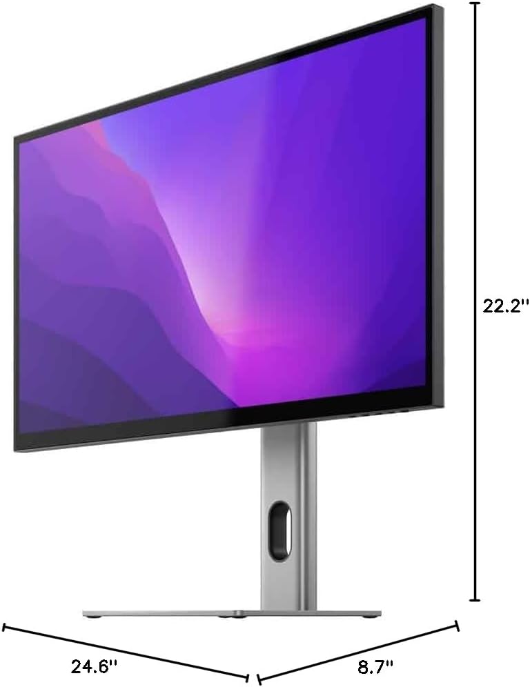 ALOGIC Clarity 27' 4K UHD Monitor with USB-C (90W PD) | Adjustable Stand | Silver & Black | Ultra HD Display
