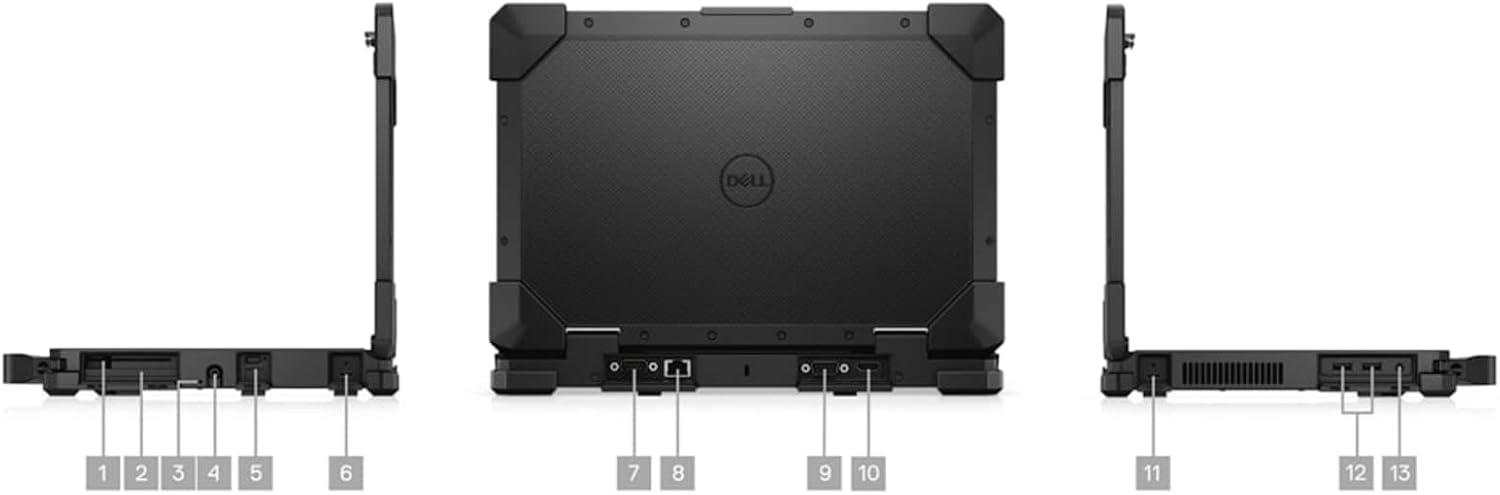 Dell Latitude Rugged Extreme 7330 Laptop (2022) Touch | 13.3' 1920x1080 FHD | Core i7-1185G7-512GB SSD Hard Drive - 16GB RAM | 4 cores @ 4.4 GHz Win 11 Pro Black