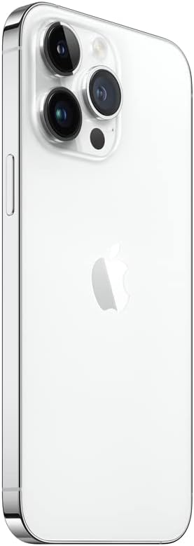 Apple iPhone 14 Pro Max, 256GB, Silver - Locked to T-Mobile (Renewed)