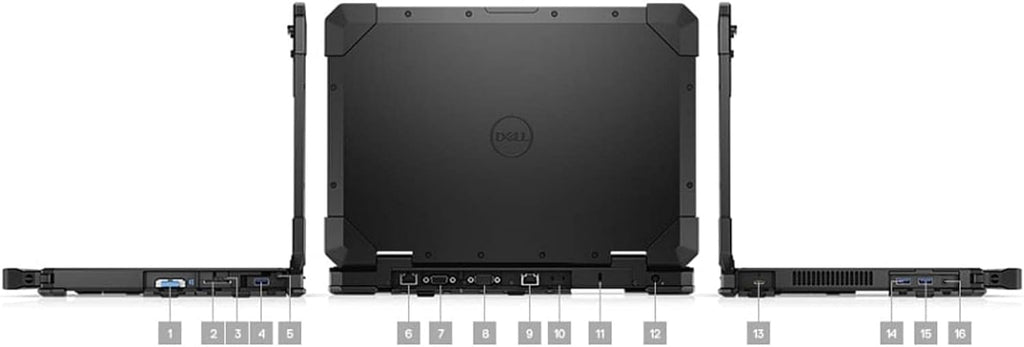 Dell Latitude Rugged 5420 Laptop Touch | 14' 1920x1080 FHD | Core i7-8650U - 1TB SSD Hard Drive - 32GB RAM - AMD Radeon RX 540 | 4 cores @ 4.2 GHz - 4GB GDDR5 Win 11 Pro Black (Renewed)