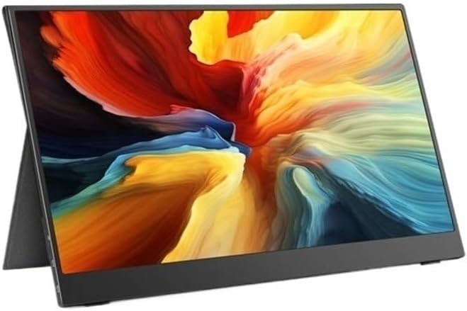 Portable Monitor for Laptop 15.6-inch 16:9 4K HDR Gaming Phone Extended Portable Screen 500nits Travel Monitor Portable Gaming Monitor