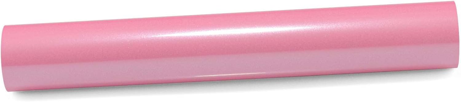 5FTx9FT PET Super Gloss Metallic Petal Pink High Glossy Vinyl Wrap Auto Car Sticker Decal Film Sheet Bubble Free Air Release Technology with Tool Set