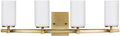 Generation Lighting 4424604EN3-848 Alturas Four - Light Wall/Bath Vanity Style Fixture, Satin Brass