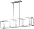 Generation Lighting 6690305-05 Zire Five Light Island Pendant, Chrome