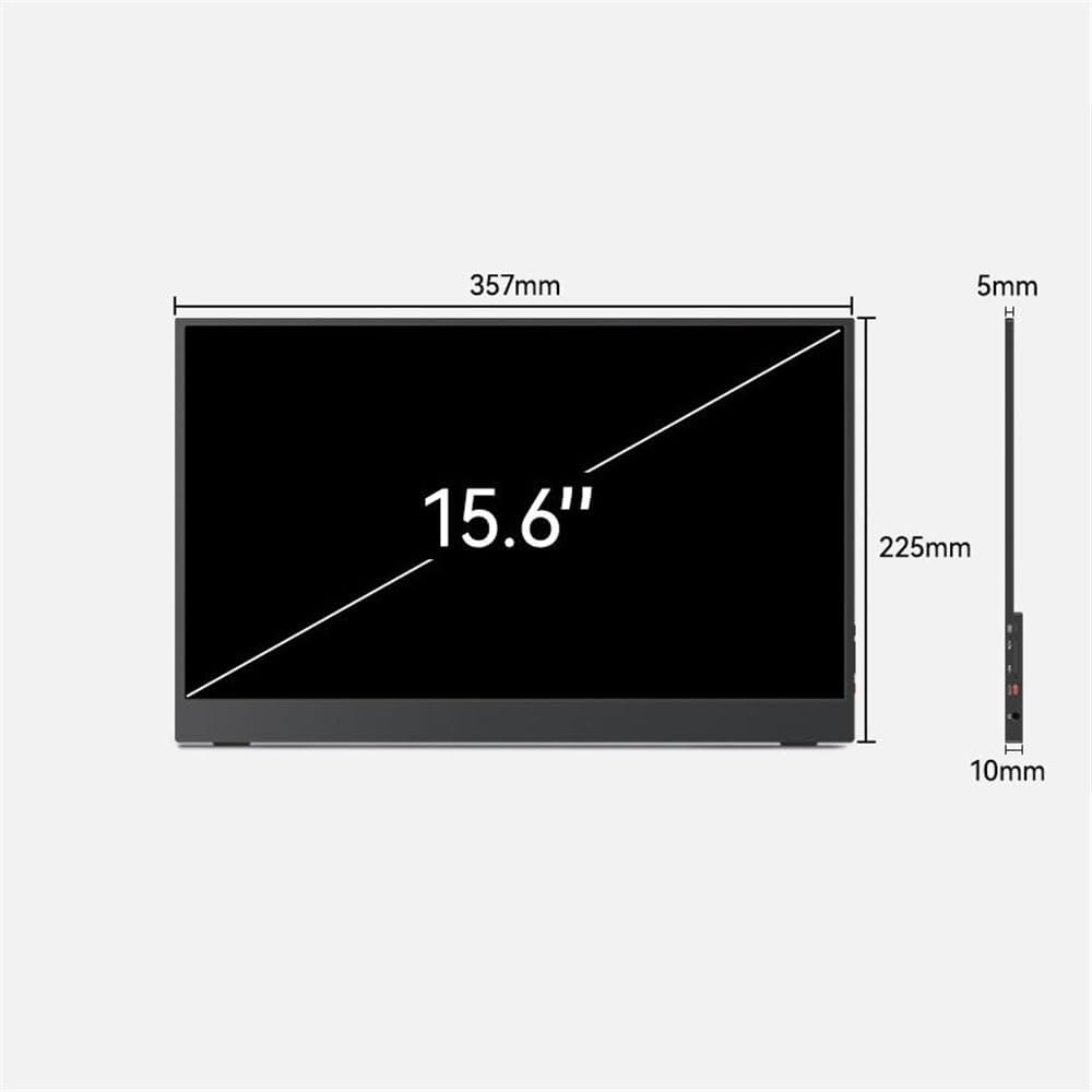 Portable Monitor for Laptop 15.6 Inch FHD 1080P 240HZ Travel Monitor for Laptop, Ultra-Thin Zero Frame, Portable Screen Portable Gaming Monitor