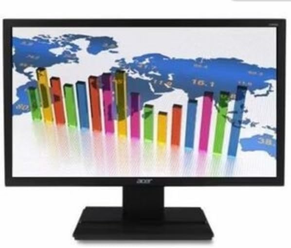 acer V206Q A 20' Class LCD Monitor - 16:9 - Black - 19.5' Viewable - 200 Nit - 6 ms - HDMI - VGA