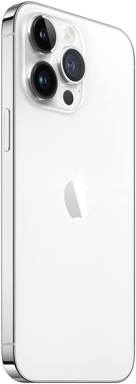 Apple iPhone 14 Pro Max, 128GB, Silver - Locked to T-Mobile (Renewed)