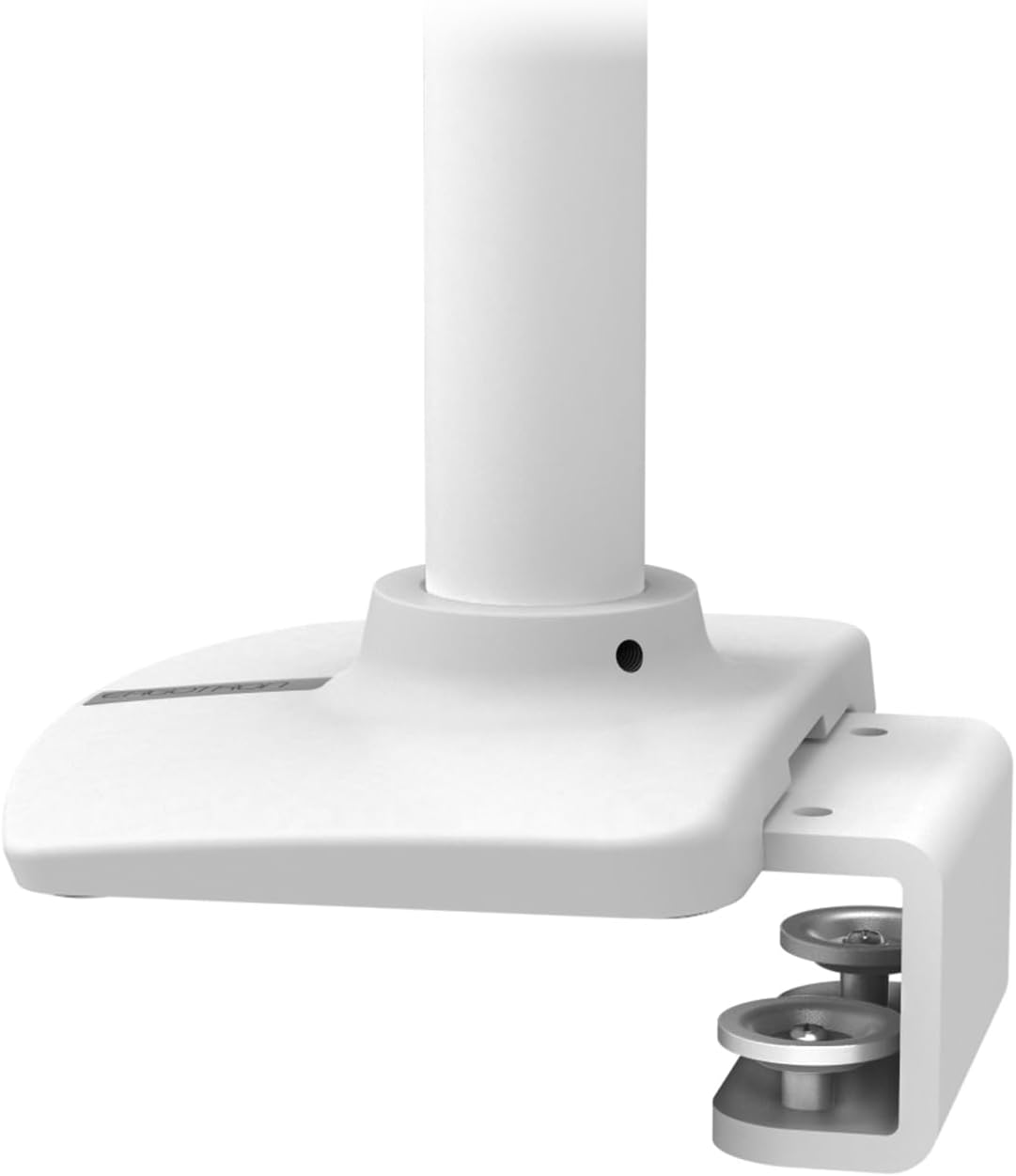 Ergotron – LX Vertical Stacking Dual Monitor Arm, VESA Desk Mount – for 2 Monitors Up to 24 Inches, 7 to 20 lbs Each – Under Mount C-Clamp, White