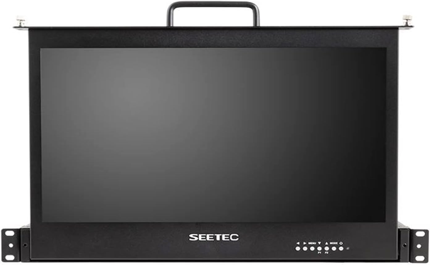 17.3 Inch 1RU Pull Out Rack Mount Monitor Full HD 1920x1080 SC173-HSD-56(HDMI/SDI)