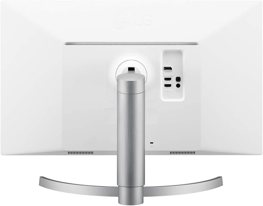 LG 27UL650-W Monitor 27' 4K UHD (3840 x 2160) IPS Display, VESA DisplayHDR 400, sRGB 99% Color Gamut, Radeon FreeSync, 3-Side Virtually Borderless Display- White