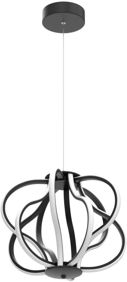 Modern LED Chandelier Acrylic Design Adjustable Hanging Chandelier Easy Install Suitable for Dining Room Living Room Bedroom Kitchen and Corridor