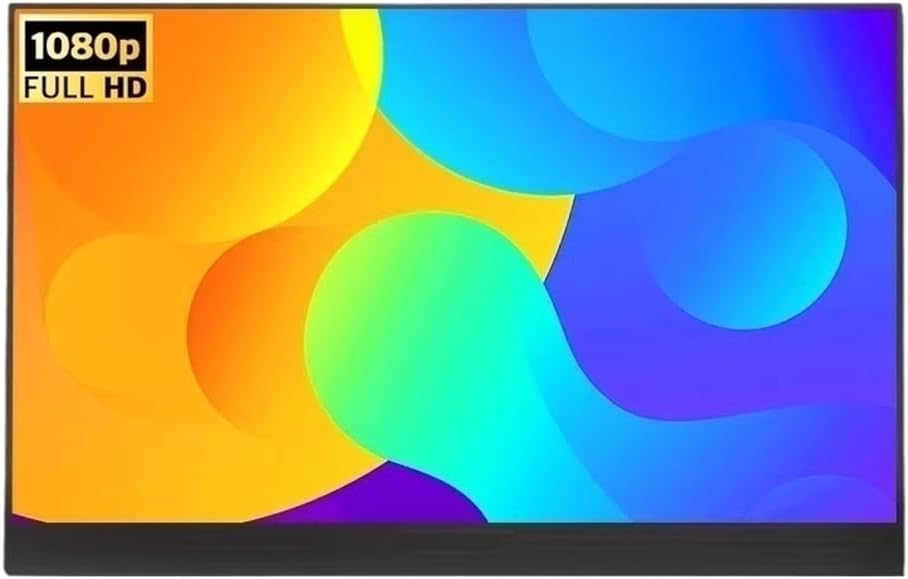 Portable Monitor for Laptop 14 Inch Portable Monitor 1080P IPS Extended Screen Touch Second Portable Gaming Monitor