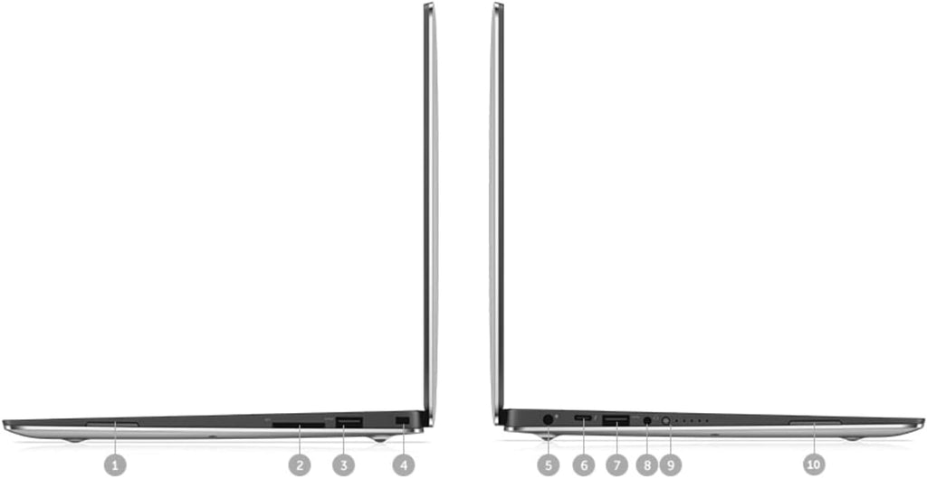 Dell XPS 13 9360 13.3' FHD Laptop 8th Gen Intel Core i7-8550U 8GB RAM 256GB SSD Machined Aluminum Display Silver Win 10