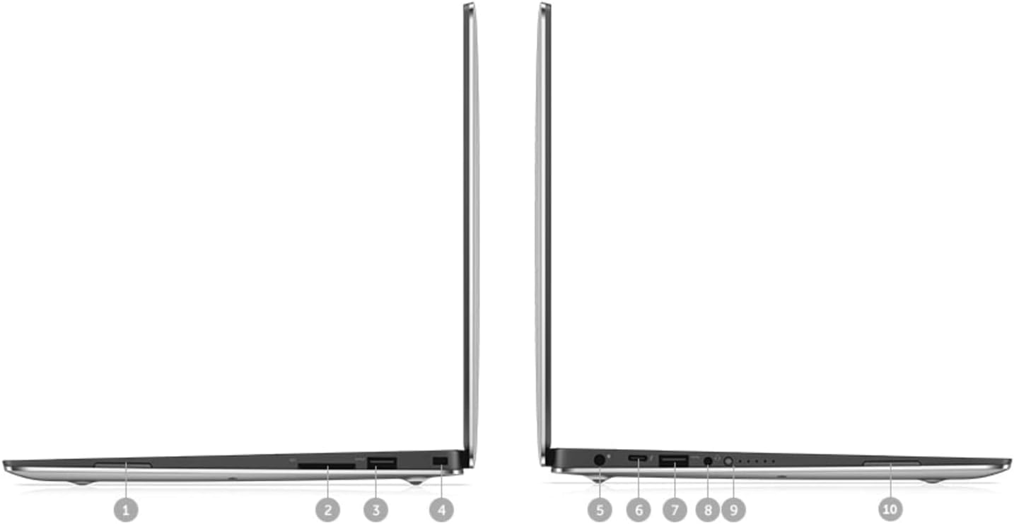 Dell XPS 13 9360 13.3' FHD Laptop 8th Gen Intel Core i7-8550U 8GB RAM 256GB SSD Machined Aluminum Display Silver Win 10