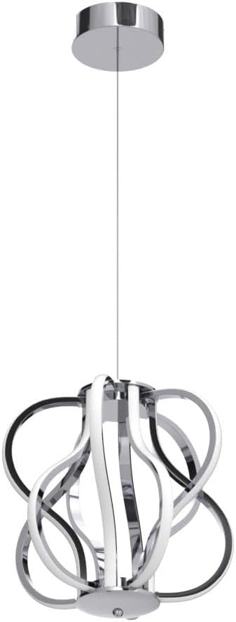 Modern LED Chandelier Acrylic Design Adjustable Hanging Chandelier Easy Install Suitable for Dining Room Living Room Bedroom Kitchen and Corridor