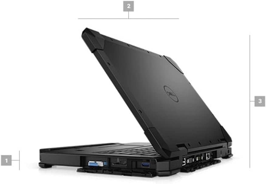 Dell Latitude Rugged 5420 Laptop Touch | 14' 1920x1080 FHD | Core i7-8650U - 1TB SSD Hard Drive - 32GB RAM - AMD Radeon RX 540 | 4 cores @ 4.2 GHz - 4GB GDDR5 Win 11 Pro Black (Renewed)