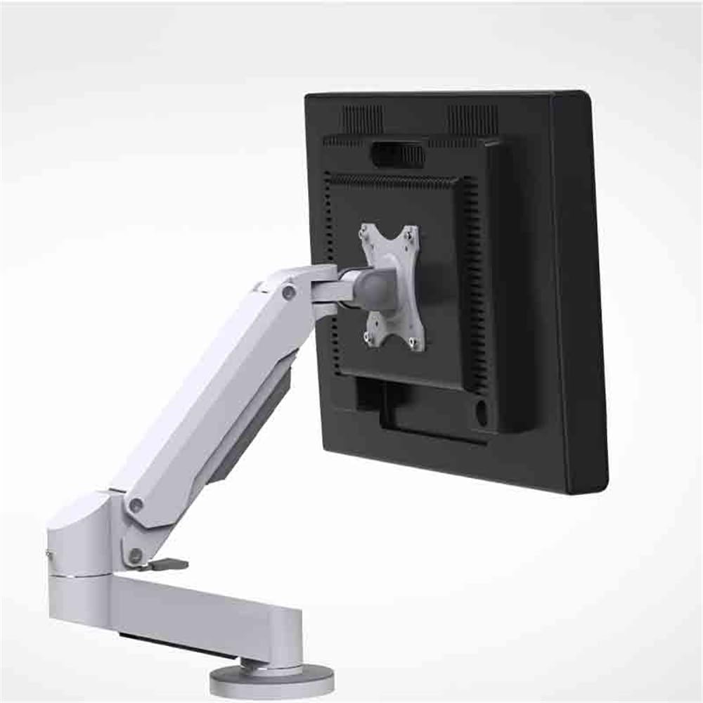 Office Desk Accessories Dual Arm Clamping Table Monitor Stand with Engineering Tray Suitable for 15-32 Inches Monitor Mount