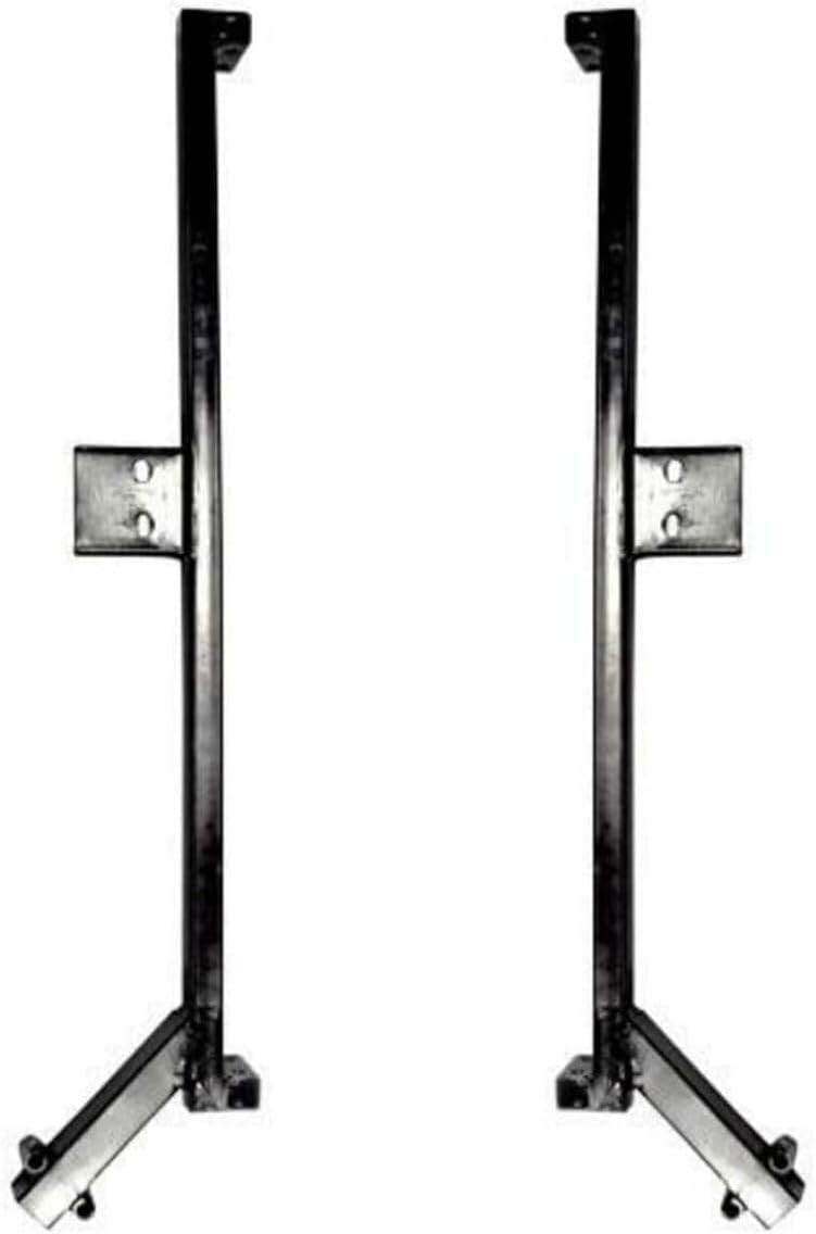 Performance Plus Carts MadJax MJFX Club Car Precedent Golf Cart Armor Nerf Bar Drop Down Side Step and Mounting Kit | Black Matte Texture | Compatible with 2004-Up Models