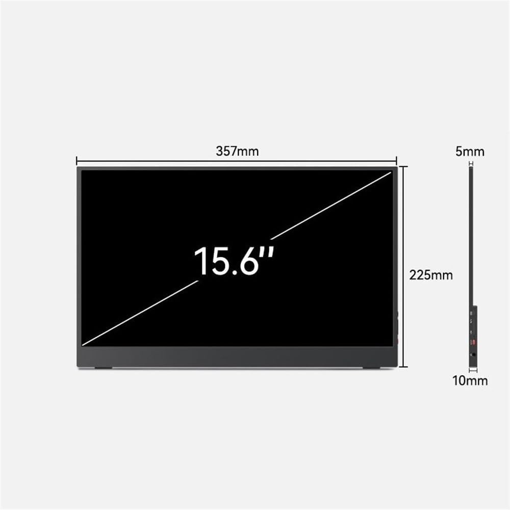 Portable Monitor for Laptop Gaming Phone Extended Portable Screen 15.6-inch 16:9 1080P HDR Travel Monitor Portable Gaming Monitor