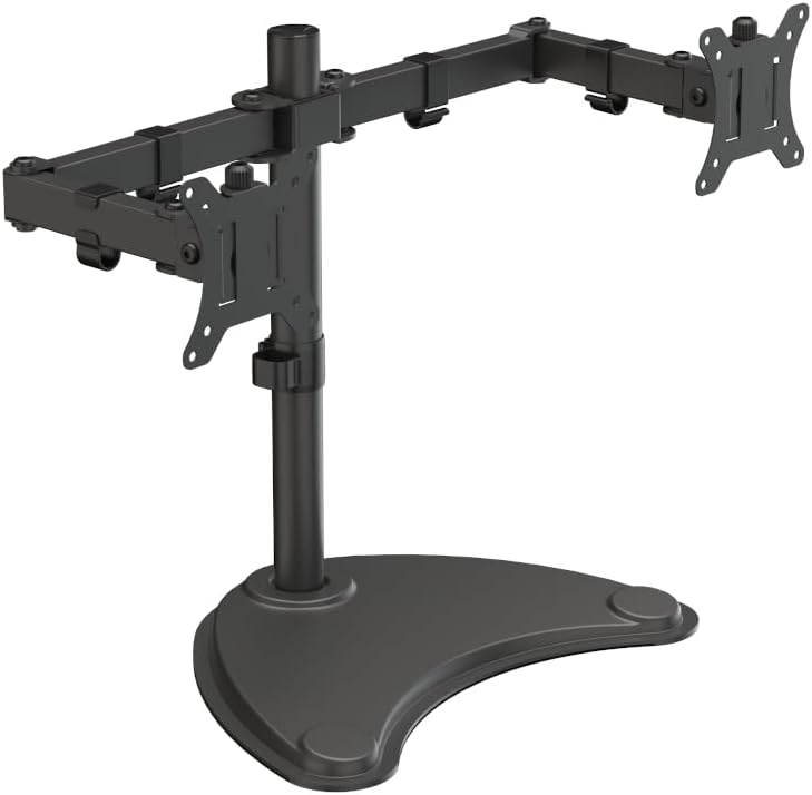 KS Doublesight Displays 2 Full HD 24' Monitors (1920 x 1080), 75Hz, Dual Monitor Stand Combo