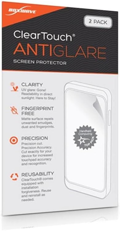BoxWave Screen Protector Compatible with GTUOXIES Portable Touch Screen Monitor 32A4 (32 in) - ClearTouch Anti-Glare (2-Pack), Anti-Fingerprint Matte Film Skin