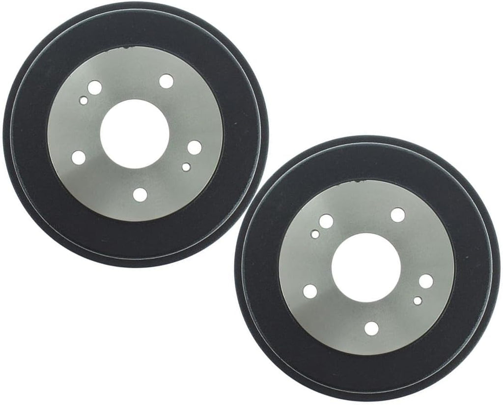 Rear Drum Brake Kit, 2Pcs Automotive Replacement Brake Drums for Honda Civic 1.8L 2006 2007 2008 2009 2010 2011 2012 2013 2014 2015, for Honda Accord 2.4L 2003 2004 2005 2006 2007