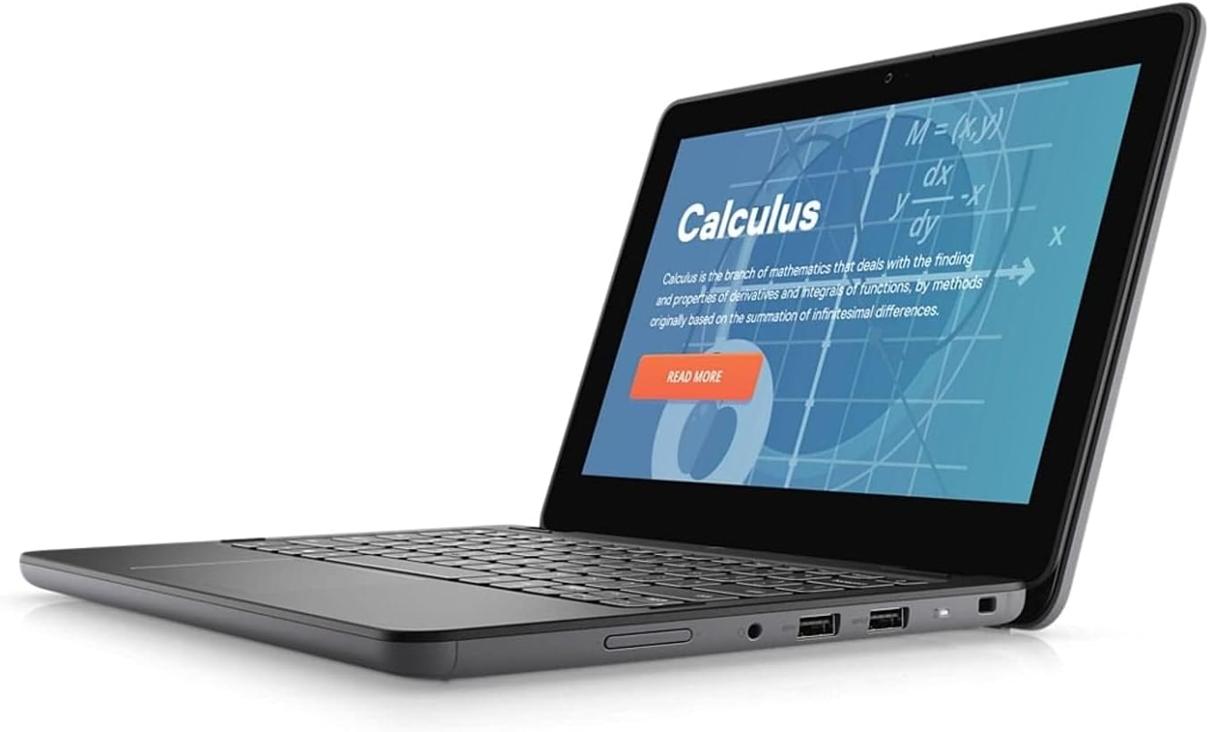 Dell Latitude 3120 2-in-1 Laptop Touch | 11.6' 1366x768 HD | Celeron - N5100-128GB SSD Hard Drive - 4GB RAM | 4 cores @ 2.8 GHz Win 11 Pro Black (Renewed)