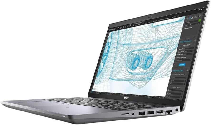 Dell Precision 3561 15.6-Inch Laptop FHD Intel Core i7-11850H 32GB RAM 512GB SSD Nvidia T600 4GB Windows 11 Pro (Certified Refurbished)