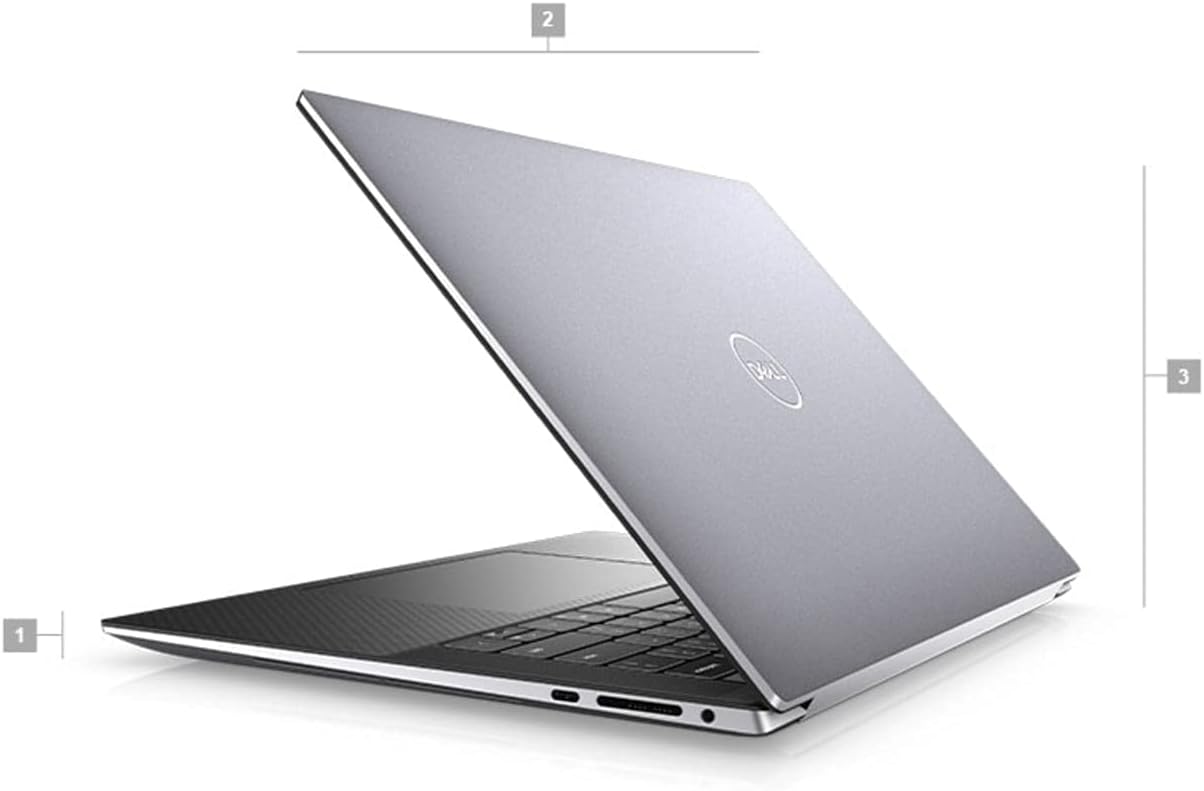 Dell Precision 5550 Workstation Laptop | 15.6' 1920x1200 FHD+ | Core i7-10750H - 512GB SSD Hard Drive - 32GB RAM - Nvidia Quadro T1000 | 6 cores @ 5 GHz - 4GB GDDR6 Win 11 Pro Silver (Renewed)