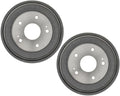 Rear Drum Brake Kit, 2Pcs Automotive Replacement Brake Drums for Honda Civic 1.8L 2006 2007 2008 2009 2010 2011 2012 2013 2014 2015