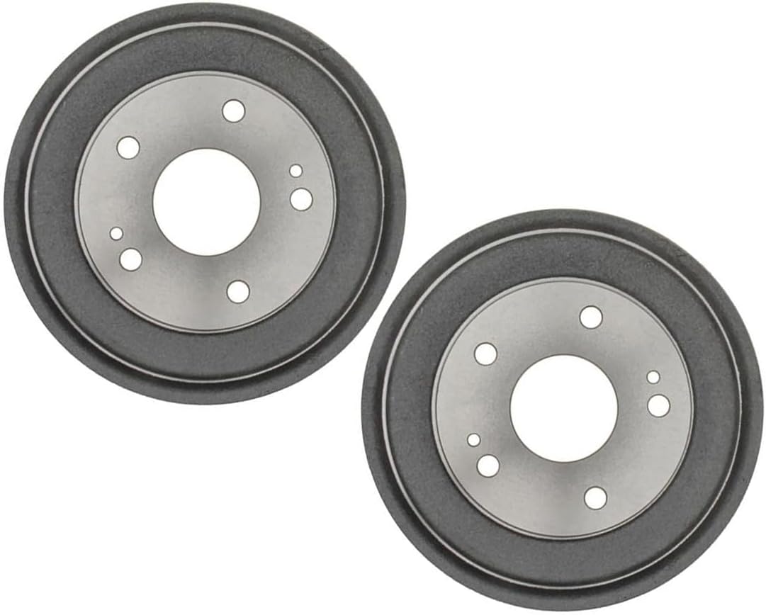 Rear Drum Brake Kit, 2Pcs Automotive Replacement Brake Drums for Honda Civic 1.8L 2006 2007 2008 2009 2010 2011 2012 2013 2014 2015