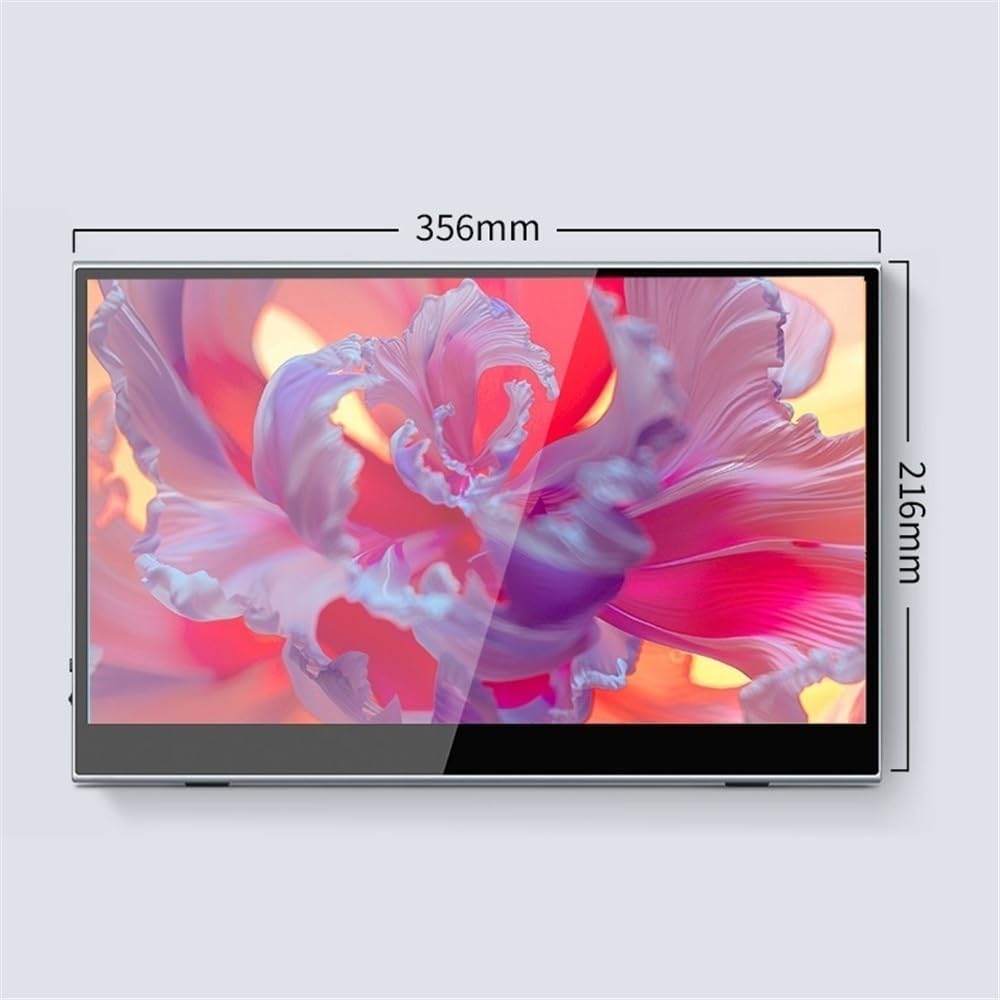 Portable Monitor for Laptop 15.6'' 1080P FHD Laptop Monitor USB C HDMI Display HDR Eye Care External Screen Portable Gaming Monitor