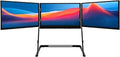 15.6'Triple Screen Portable Monitor, 1080p Portable Foldable Triple Monitor, with 360° Rotation Acjustable Viewing Angles, Compatible with Windows and Macos