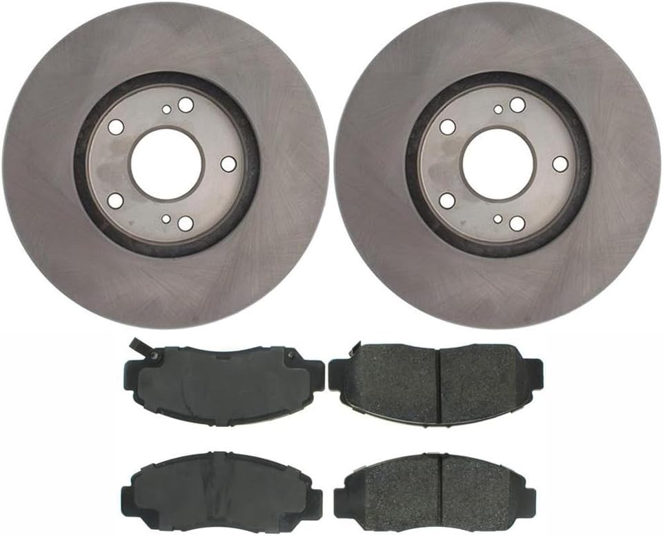 Front Brake Pads and Rotors Kit, (Set of 3) Brakes and Rotors, Automotive Replacement Brake Kits Dwvksz, for Honda Accord 3.0L 2003-2007, for Acura CSX 2.0L 2006-2011, for Honda Civic 1.8L 2006-2011