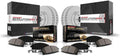 PowerStop Front and Rear Brake Kit for Honda Civic 2006-11 - Fully-Coated Disc Rotors with Z17 Ceramic Brake Pads Replacement, CRK2385