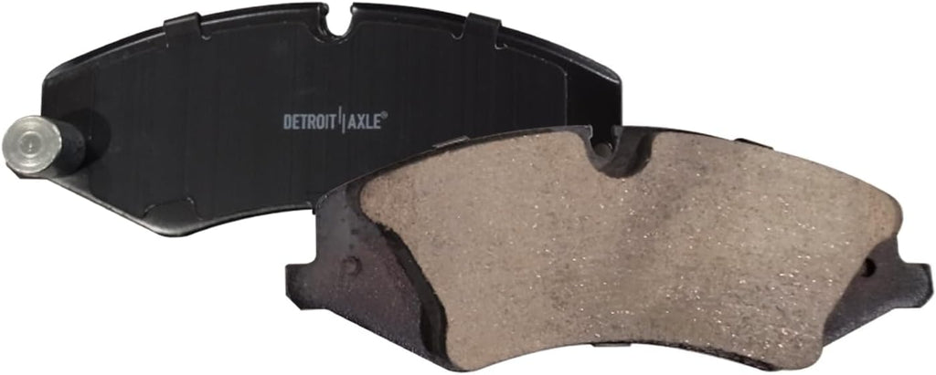 Detroit Axle - 6pc Front Brake Kit for 2010-2016 Land Rover LR4 2014-2017 Range Rover 2010-2017 Range Rover Sport Disc Brake Rotors Ceramic Brake Pads Replacement :14.17' inch Rotor