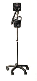 Graham-Field Mobile Blood Pressure Monitor with Rolling Stand, Adult Large BP Cuff, Height-Adjustable