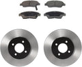 Front Brake Pads and Rotors, Automotive Replacement Brake Kits for Honda Civic del Sol 1.6L 1994 1995 1996 1997, for Honda Fit 1.5L 2007 2008 2009 2010 2011