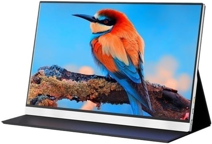 Portable Monitor for Laptop 3840 * 2160 Full HD Resolution 60Hz HDR10 Portable Monitor for Office Gaming and Audio-Visual External Display Screen Portable Gaming Monitor